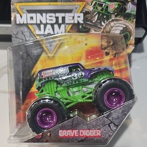 Monster Jam Grave Digger 30th Anniversary Toy Truck - Green and Purple